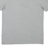 BURBERRY Mens Grey Polo Shirt XL Cotton Blend Short Sleeve Plain