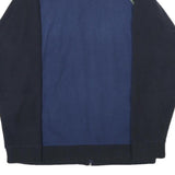 LLABEL Mens Navy Blue & Black Zip Polyester Jacket M Casual Outdoor Wear