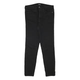 DKNY Womens Jeans Black Slim Skinny Denim W30 L27 Cotton Blend Zip Fastening