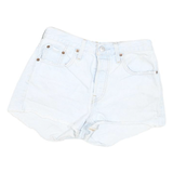 LEVI'S Womens Shorts White Denim S W26 Casual Cut-Off Beach Summer