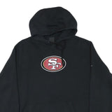 NIKE Mens Black San Francisco 49ers Pullover Hoodie 2XL NFL Sportswear