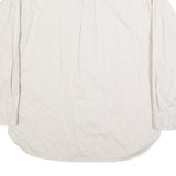 TOMMY HILFIGER Mens Beige Checked Shirt L Cotton Blend Formal Smart Casual