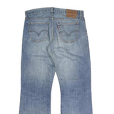 LEVI'S Mens Regular Fit Blue Denim Button Jeans W36 L31 Classic Straight Cotton