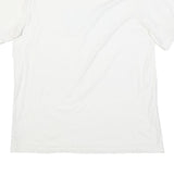 AIR JORDAN Mens White L Graphic T-Shirt Short Sleeve Crew Neck Casual