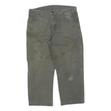 DICKIES Mens Jeans Green Relaxed Straight Denim W36 L25 Casual Workwear