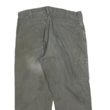 DICKIES Mens Jeans Green Relaxed Straight Denim W36 L25 Casual Workwear