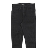 LEVI'S Womens Slim Black Denim Slim Jeans W28 L25 Stretch Cotton Blend