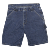 WRANGLER Mens Denim Blue Casual Shorts M W28 Workwear Utility Cotton Blend