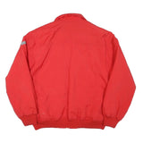 ADIDAS Mens Red Jacket M Polyester Blend Plain Zip Casual Sportswear