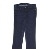 CALVIN KLEIN JEANS Mens Slim Skinny Denim Dark Blue W28 L32 Zip Cotton Blend