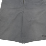 DICKIES Mens Shorts Grey Casual Plain XL W32 Cotton Blend Durable Workwear