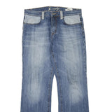 X-RAY JEANS Womens Blue Regular Fit Straight Denim Medium W36 L34 Cotton Blend