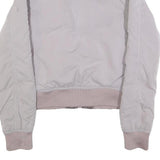 LULULEMON Womens Pink Nylon Bomber Jacket XS Reversible Zip Lightweight