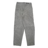 WESTERN Mens Jeans Grey Relaxed Straight Denim Light W30 L31 Casual Workwear