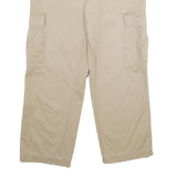 TOMMY HILFIGER Mens Beige Regular Cargo Trousers Cotton Zip W32 L30 Casual