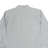 LEVI'S Mens Beige & White Striped Shirt XL Button Down Cotton Casual