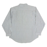 LEVI'S Mens Beige & White Striped Shirt XL Button Down Cotton Casual