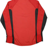 ADIDAS Mens Red & Black Jacket XS Polyester Blend Zip Hoodie Sportswear