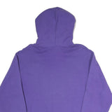 PORT & COMPANY Mens Purple Austin Achieve Basketball Hoodie M Cotton Blend