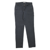 DICKIES Womens Regular Fit Straight Leg Denim Black Jeans W30 L32 Functional