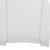 CALVIN KLEIN JEANS Womens Grey Sweatshirt Crew Neck S Logo Print Cotton Pullover
