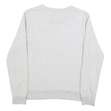 CALVIN KLEIN JEANS Womens Grey Sweatshirt Crew Neck S Logo Print Cotton Pullover