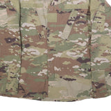 INSECT SHIELD Mens Green Camouflage Military Jacket M Cotton Blend Zip