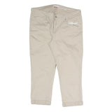 LEVI'S Womens Slim Beige Denim Slim Jeans W32 L22 Modern Crop Cotton Blend