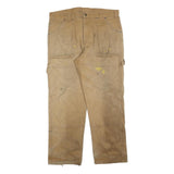 DICKIES Mens Jeans Beige Relaxed Straight Denim W38 L32 Durable Workwear