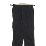 CARHARTT Womens Cotton Blend Black Relaxed Cargo Trousers W26 L32 Workwear