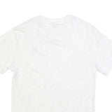 NEW BALANCE Mens White Logo Graphic T-Shirt S Short Sleeve Crew Neck