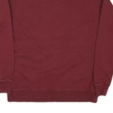 CALVIN KLEIN JEANS Mens Maroon 1/4 Zip S Sweatshirt Pullover Casual Cotton Blend