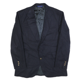 PENDLETON Mens Black Wool Classic Jacket L Button Plain Blazer