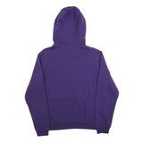LE COQ SPORTIF Mens Purple Hoodie M Cotton Blend Casual Pullover Hooded