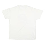 HANES Mens White Make A Giant Difference Graphic T-Shirt XL Short Sleeve Crew