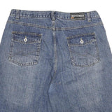 EASY STREET Mens Blue Denim Shorts 2XL W36 Cotton Blend Casual Relaxed Fit
