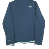 THE NORTH FACE Womens Navy Blue Outdoor Jacket S Polyester Hybrid Zip Hooded