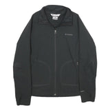 COLUMBIA Womens Black Outdoor Jacket XL Polyester Blend Zip Pockets Lightweight