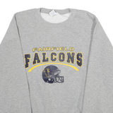 RUSSELL ATHLETIC Mens Grey Fairfield Falcons Crew Neck XL Cotton Blend