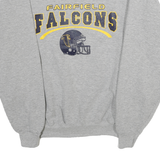 RUSSELL ATHLETIC Mens Grey Fairfield Falcons Crew Neck XL Cotton Blend