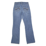 LEE Mens Regular Fit Straight Blue Denim W28 L31 Zip Closure Classic Style Jeans