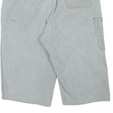 Mens Cotton Blend Grey Casual Shorts XL W34 Pocket Workwear Style