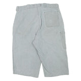 Mens Cotton Blend Grey Casual Shorts XL W34 Pocket Workwear Style