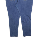 LEVI'S 310 Womens Slim Blue Denim Light W42 L28 Distressed Jeans Zip Closure