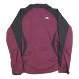 THE NORTH FACE Womens Purple & Black Zip Jacket M Polyester Blend Outdoor