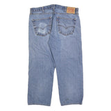 LEVI'S 505 Mens Jeans Blue Regular Straight Denim Medium W36 L25 Classic Zip