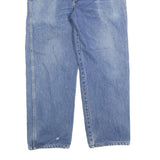 OXYGENE Mens Regular Fit Blue Denim Jeans W34 L26 Zip Closure Classic Style