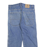 OXYGENE Mens Regular Fit Blue Denim Jeans W34 L26 Zip Closure Classic Style