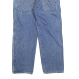 OXYGENE Mens Regular Fit Blue Denim Jeans W34 L26 Zip Closure Classic Style