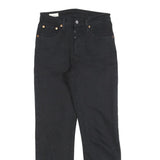 LEVI'S 501 Big E Womens Jeans Black Regular Straight Denim W24 L28 Classic